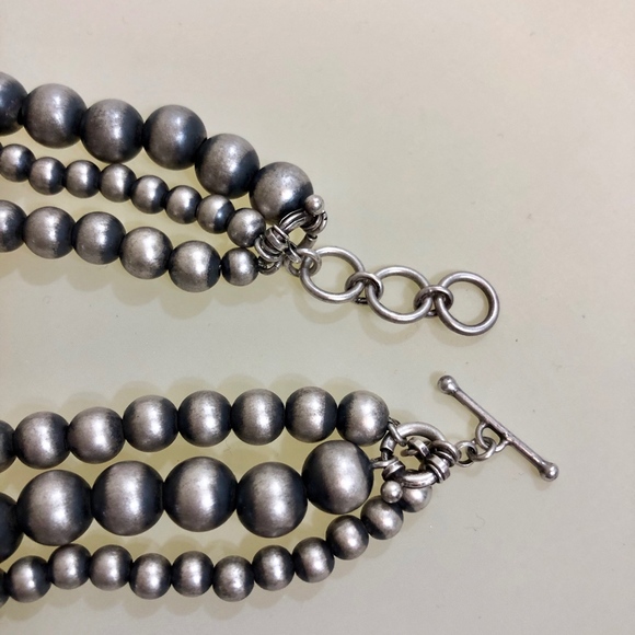 Navajo Pearls (HandMade) Sterling Silver - Picture 2 of 8